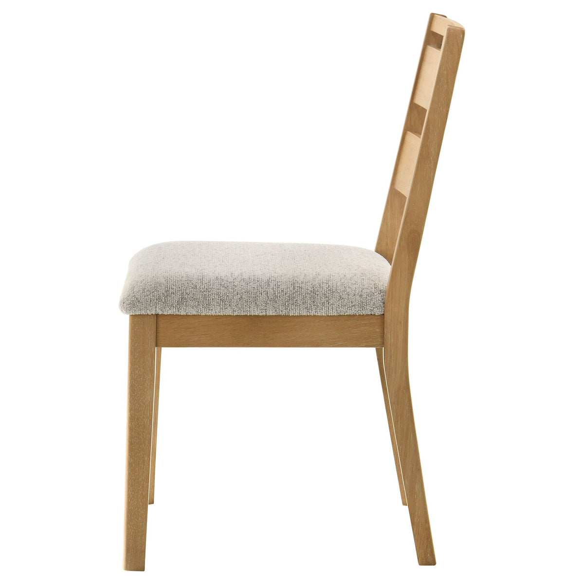 Duncan Ladder Back Dining Side Chair Washed Oak (Set of 2) by Unique Piece Furniture