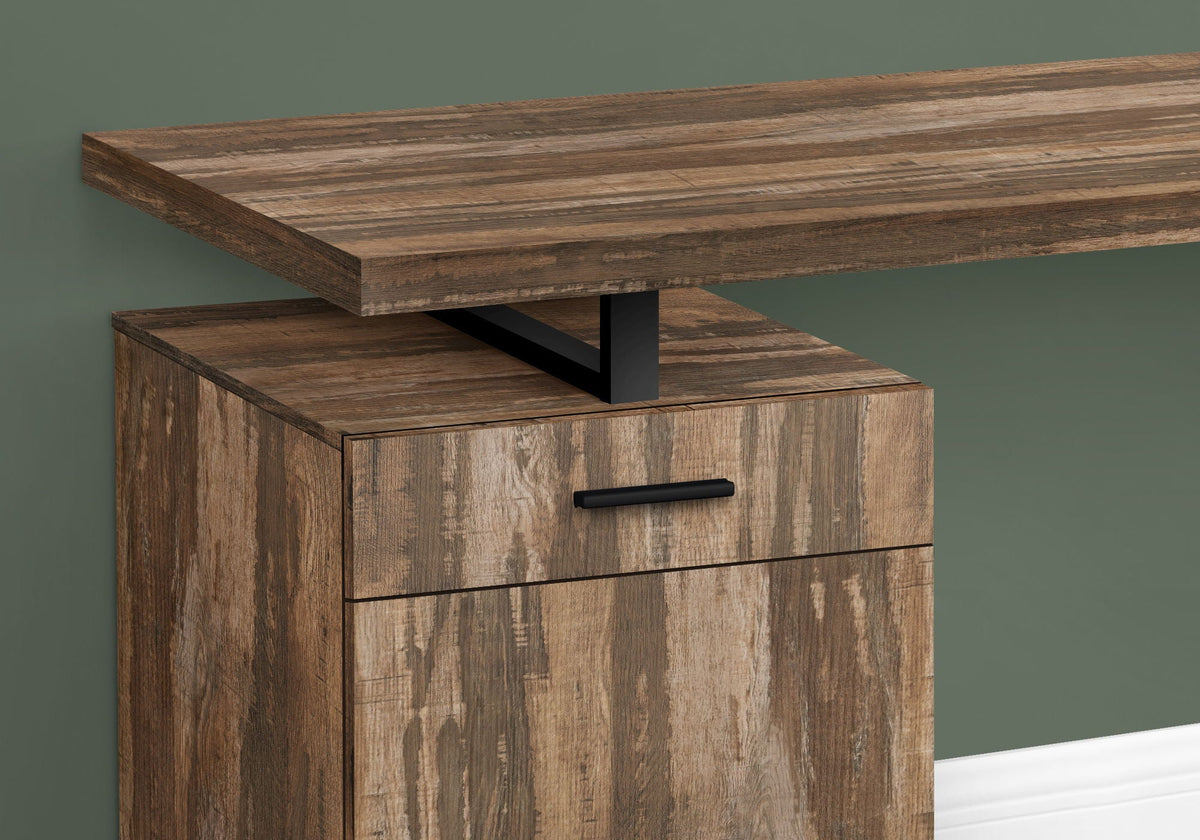 Computer Desk, Home Office, Laptop, Left, Right Set-Up, Storage Drawers, Work, Contemporary, Modern by Unique Piece Furniture