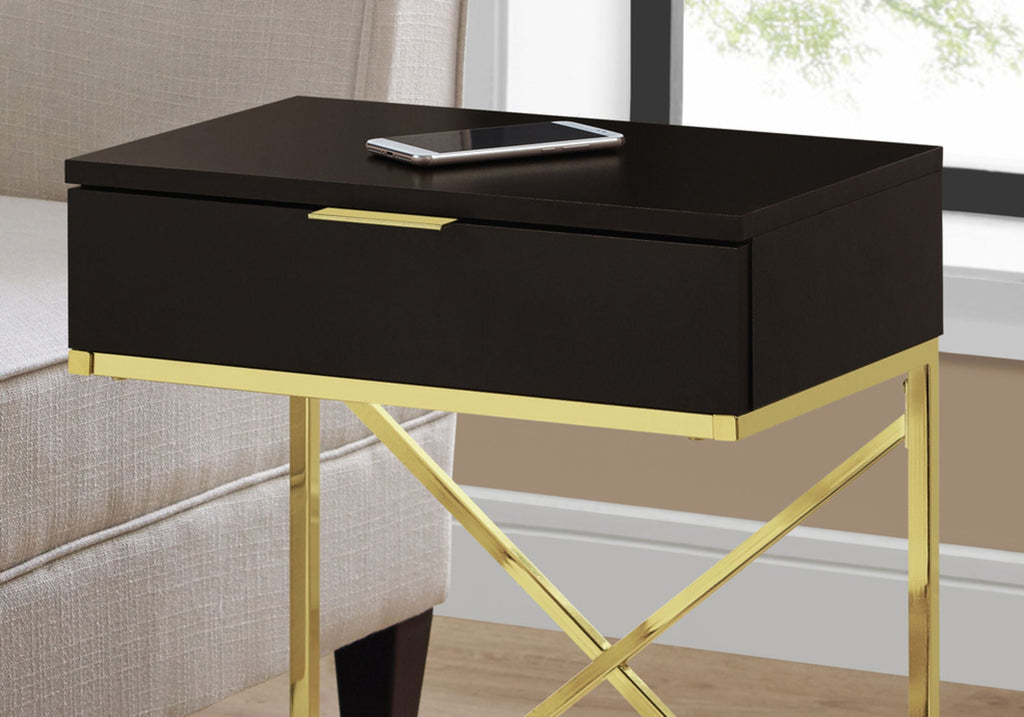 Accent Side Table, Storage Drawer, Spacious Tabletop, Contemporary & Modern by Unique Piece Furniture