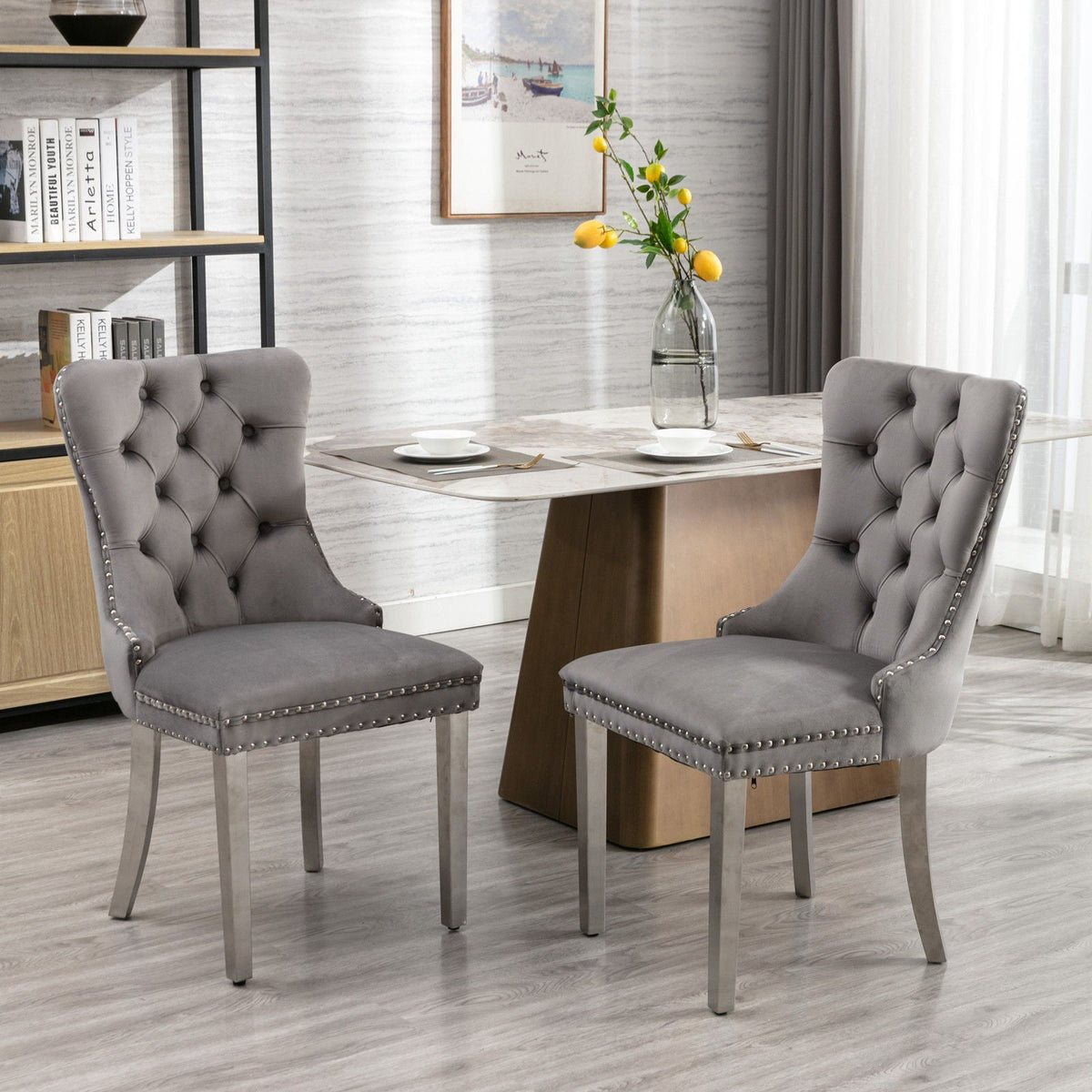 Nikki - Contemporary Upholstered Dining Chair (Set of 2) by Unique Piece Furniture