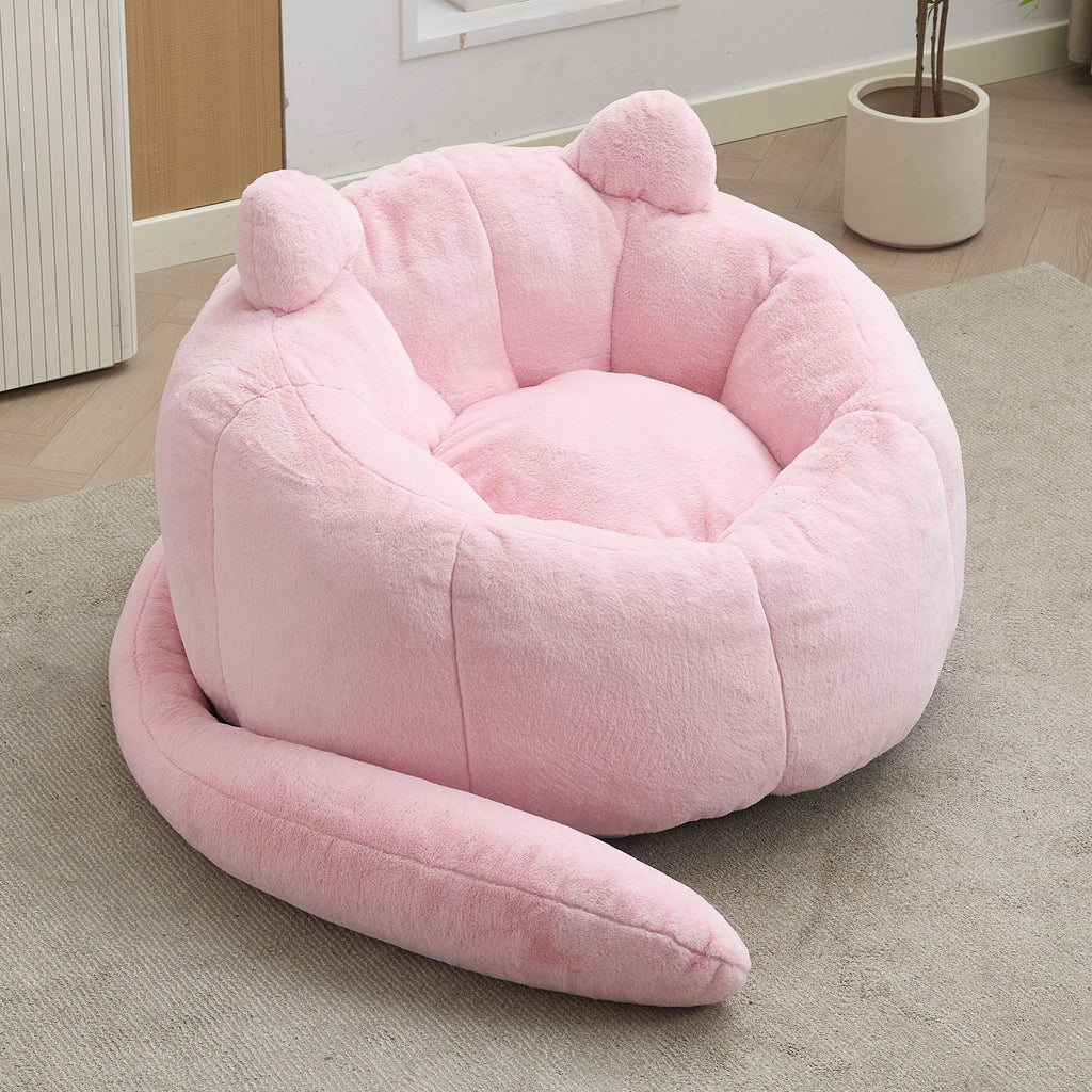 Cat Shaped Bean Bag Sofa With Long Tail by Unique Piece Furniture