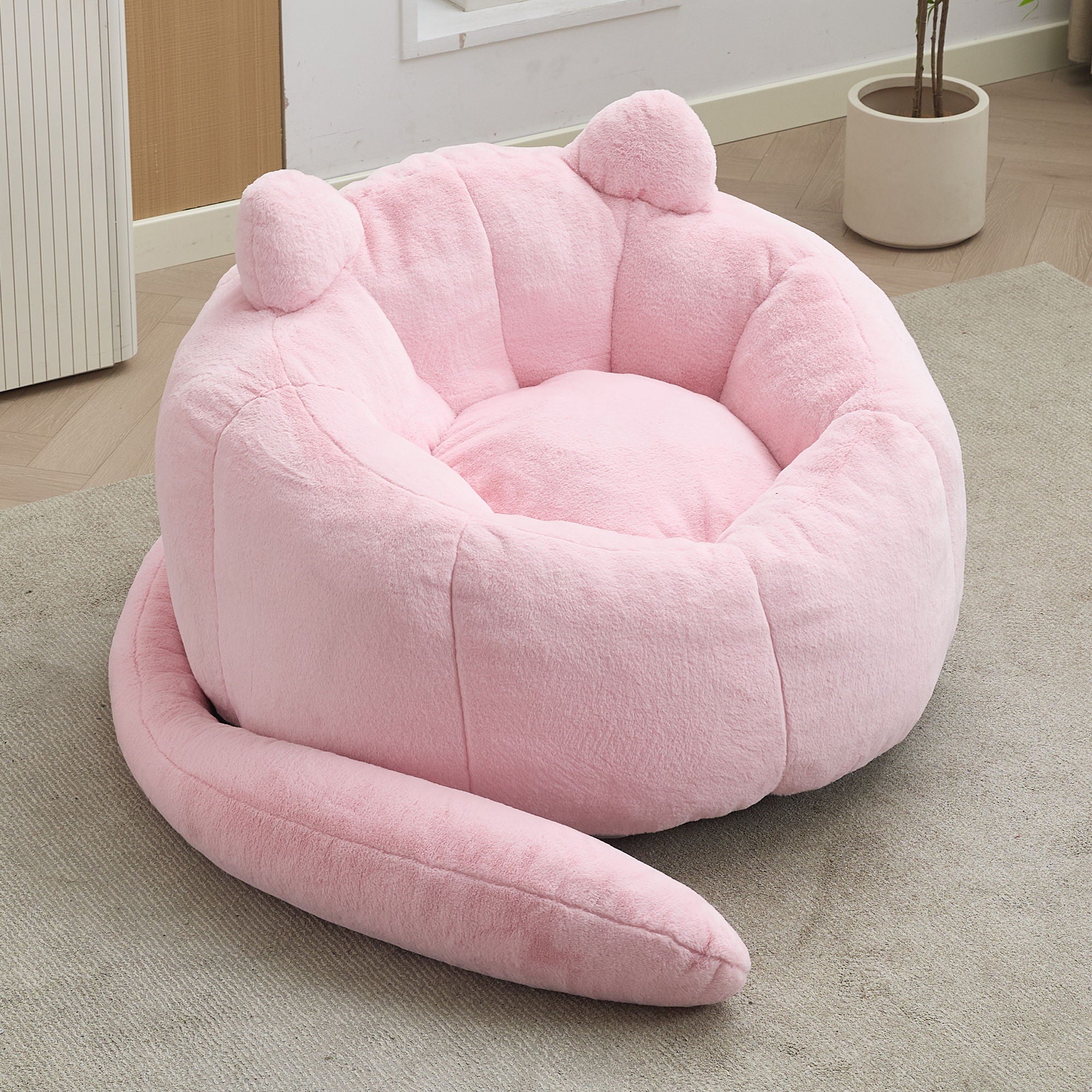Cat Shaped Bean Bag Sofa With Long Tail by Unique Piece Furniture