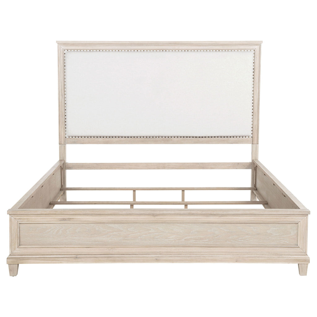 Pembroke 66-inch Eastern King Panel Bed Washed Oak by Unique Piece Furniture
