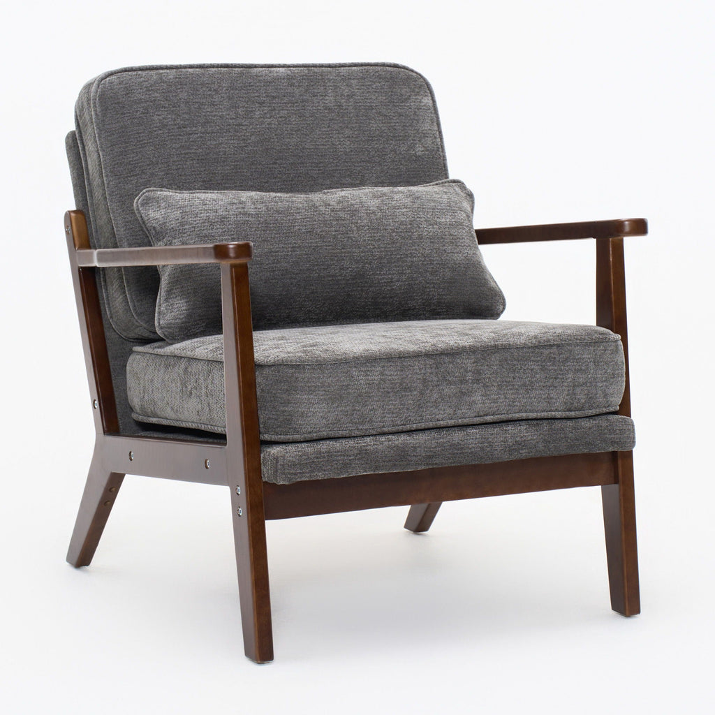 Living Room Chair With Lumbar Pillow by Unique Piece Furniture