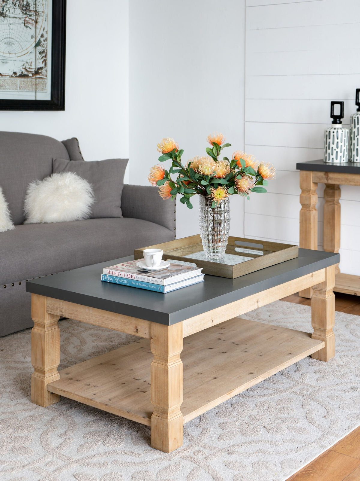 Rustic And Modern Console Table by Unique Piece Furniture