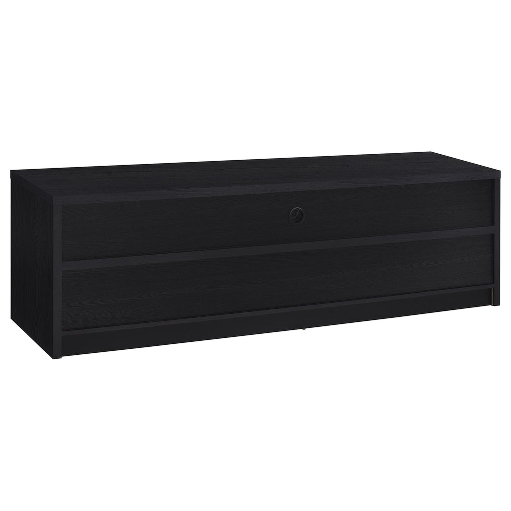 Rutland 78-inch 3-drawer TV Stand Media Console Black by Unique Piece Furniture