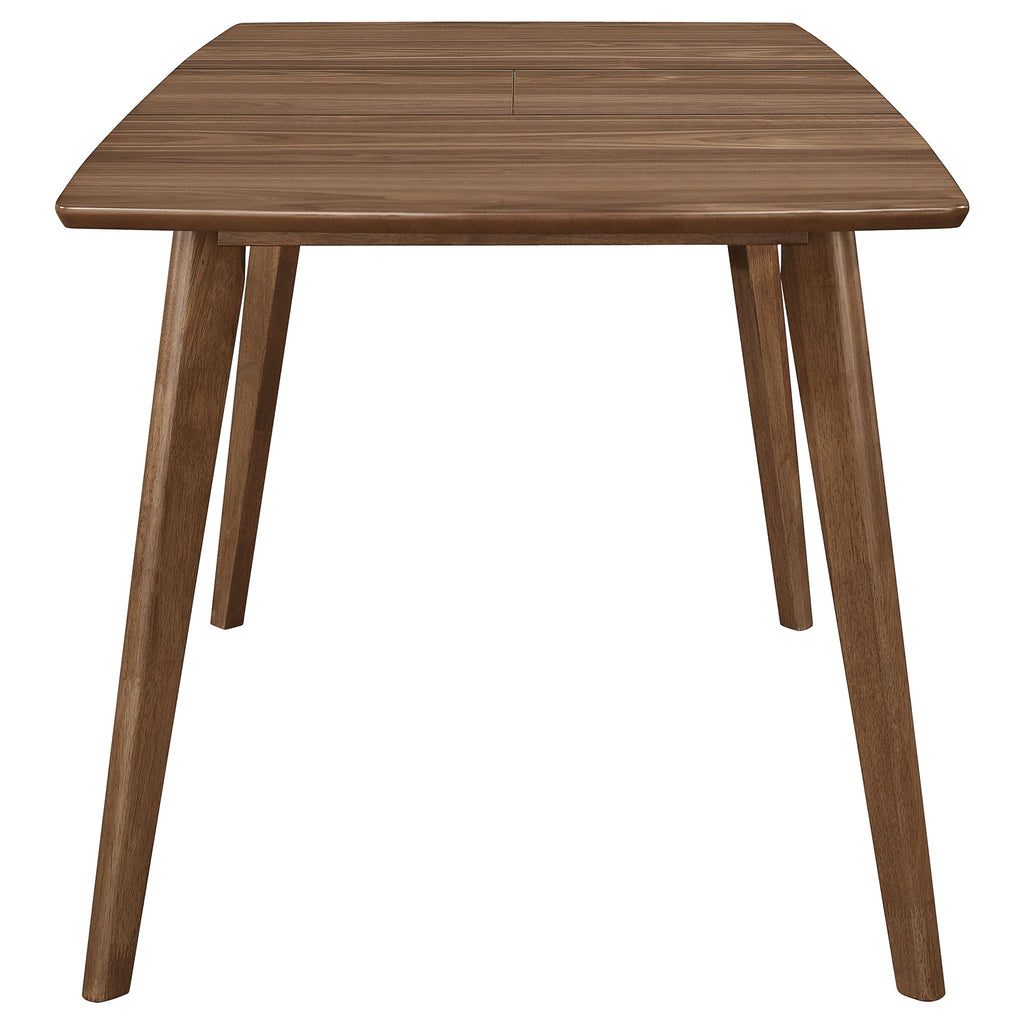 Alfredo 63-inch Extension Leaf Dining Table Natural Walnut by Unique Piece Furniture