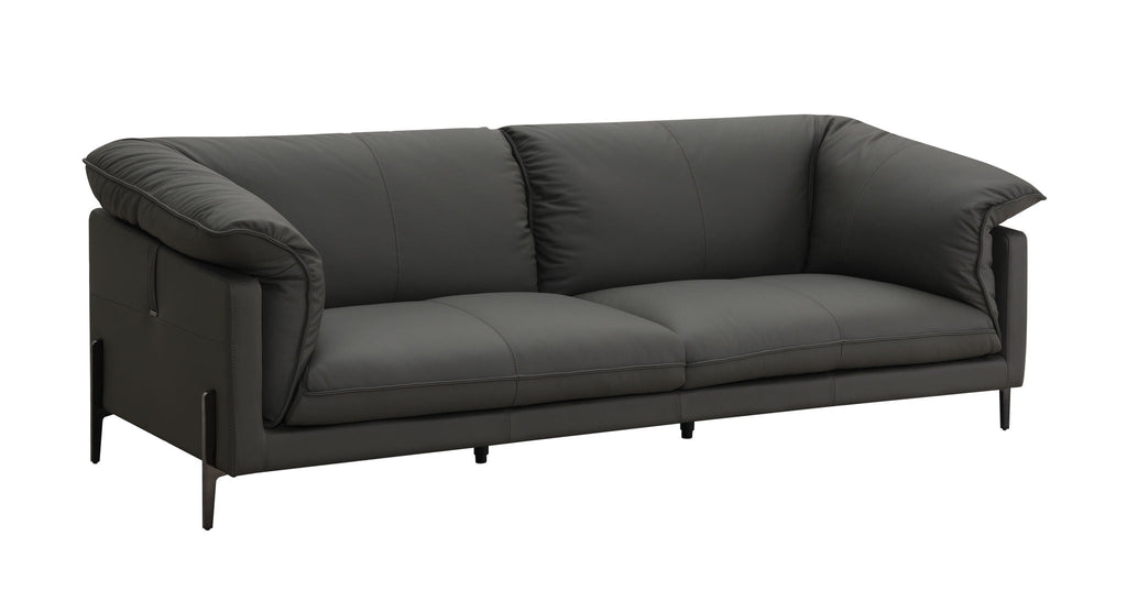 Tadi - Top Grain Leather Sofa - Black by Unique Piece Furniture
