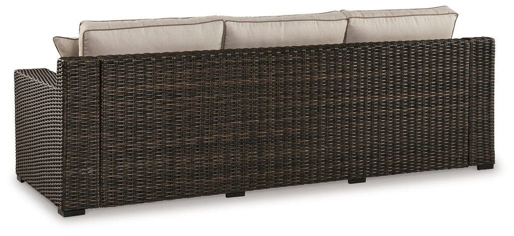 Coastline Bay - Sofa With Cushion - Brown by Unique Piece Furniture