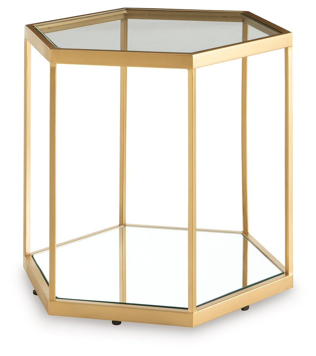 Veerwick - Accent Cocktail Table - Gold Finish by Unique Piece Furniture