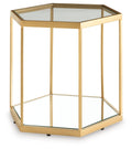 Veerwick - Accent Cocktail Table - Gold Finish by Unique Piece Furniture