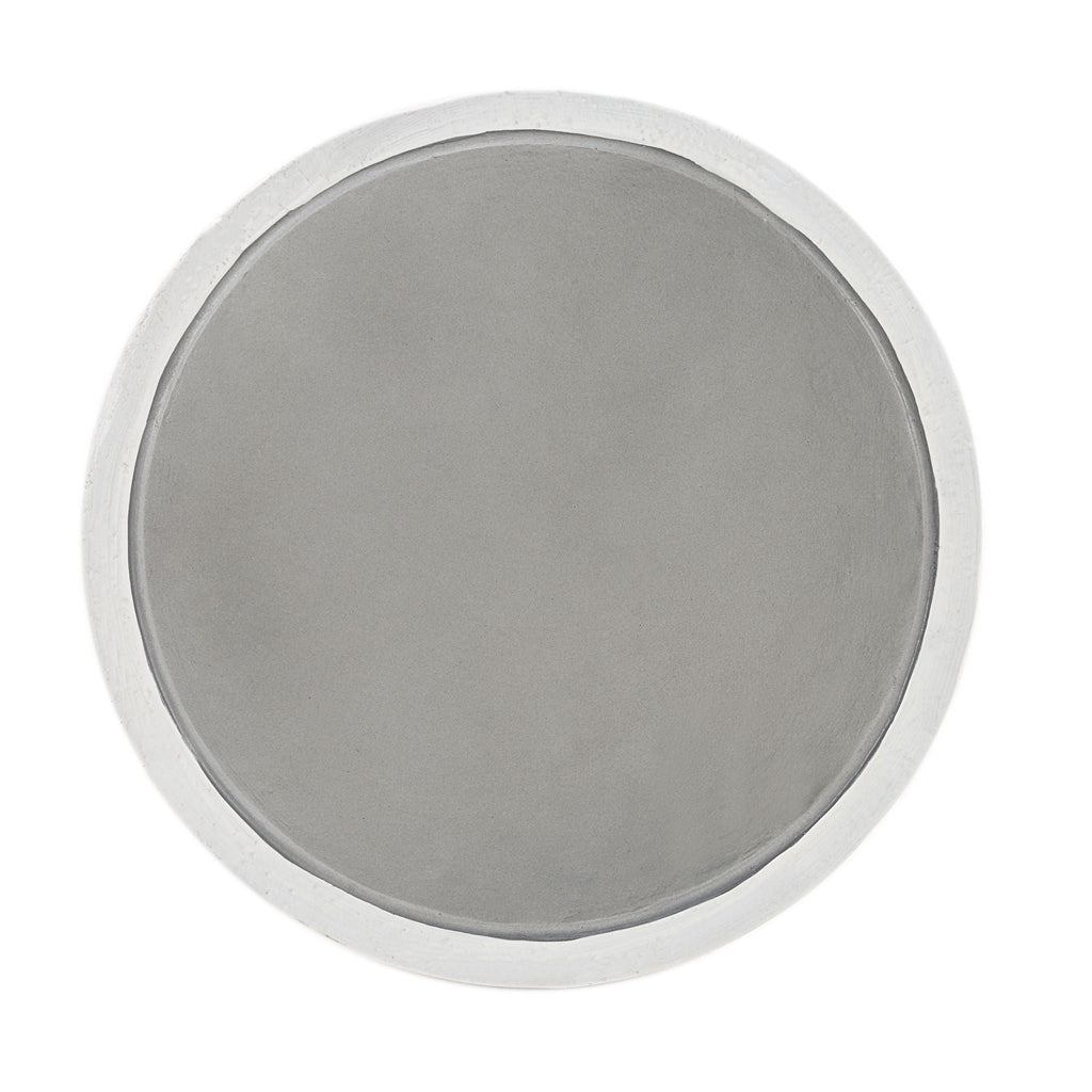 Dylana - Natural Fiber Concrete Accent Table - Gray by Unique Piece Furniture