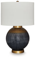 Adara - Metal Table Lamp - Blue / Gold Finish by Unique Piece Furniture