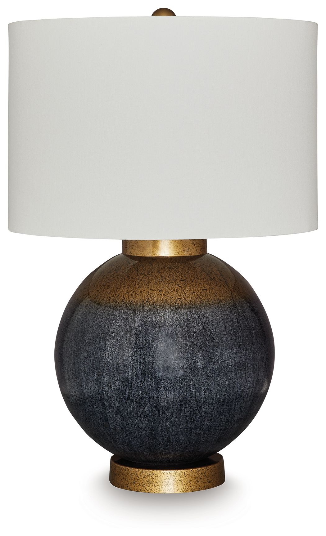 Adara - Metal Table Lamp - Blue / Gold Finish by Unique Piece Furniture