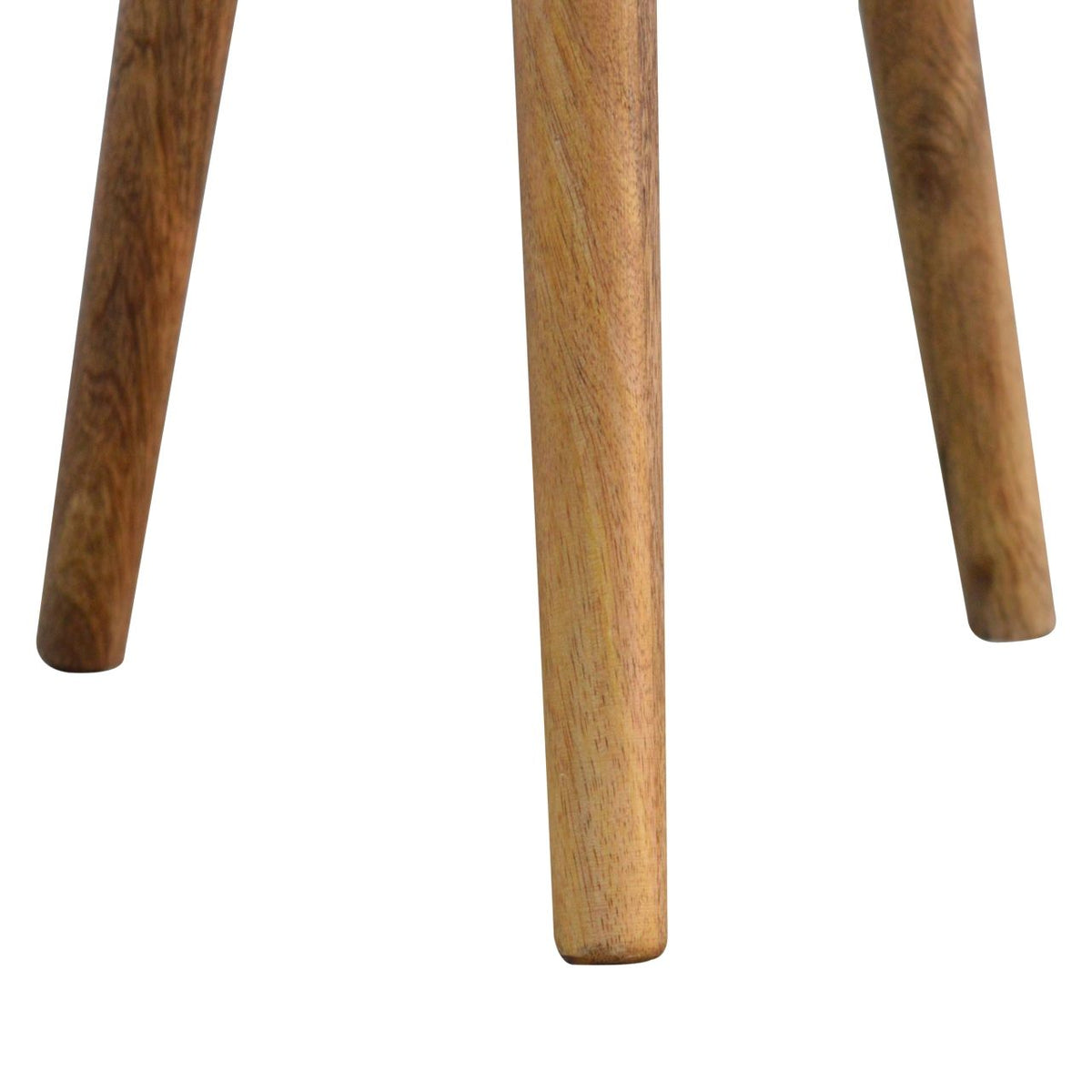 Inlay Bone Tripod Stool - Beige / White by Unique Piece Furniture