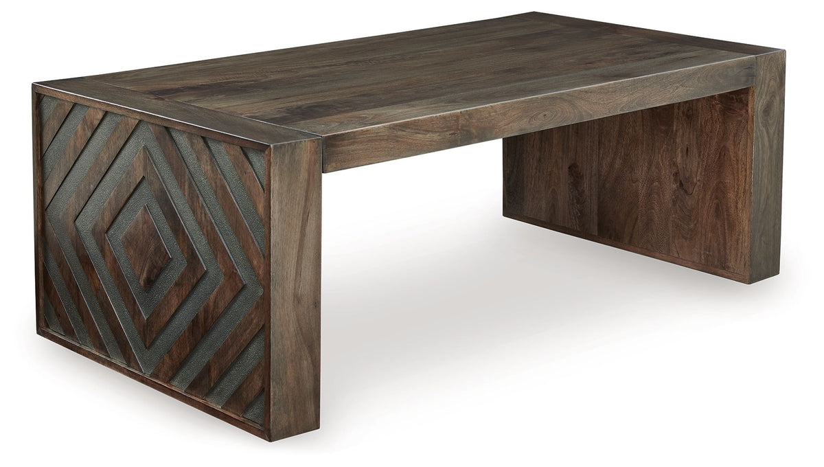 Dreggan - Rectangular Cocktail Table - Brown by Unique Piece Furniture