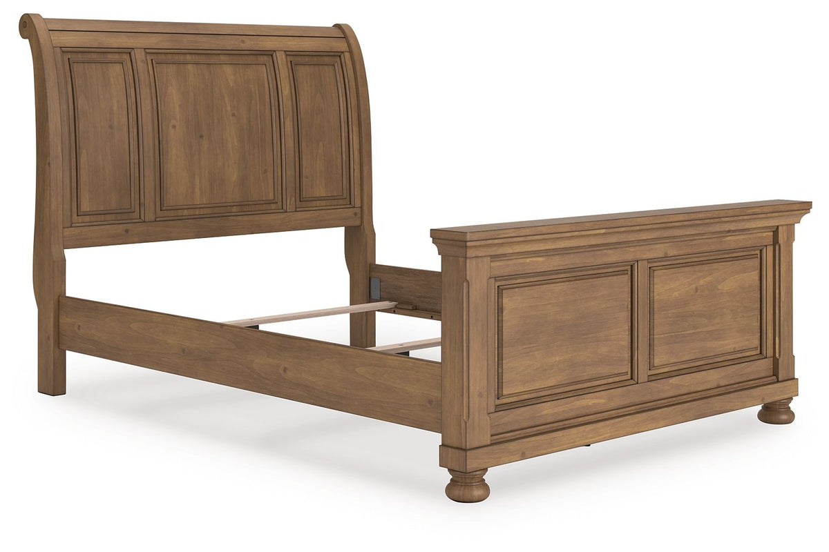 Feddinger - Sleigh Bed by Unique Piece Furniture