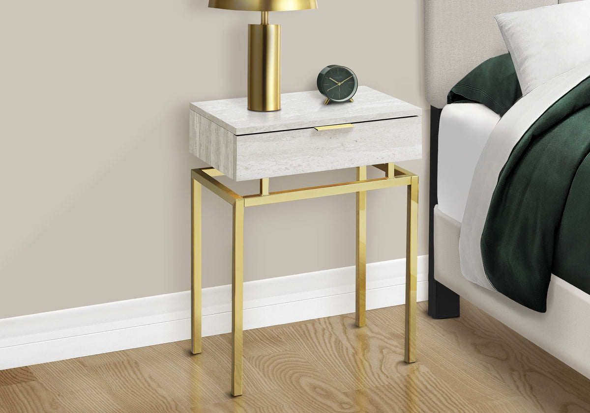 Spacious Table Top Accent Side Table, Storage Drawer, Contemporary & Modern by Unique Piece Furniture