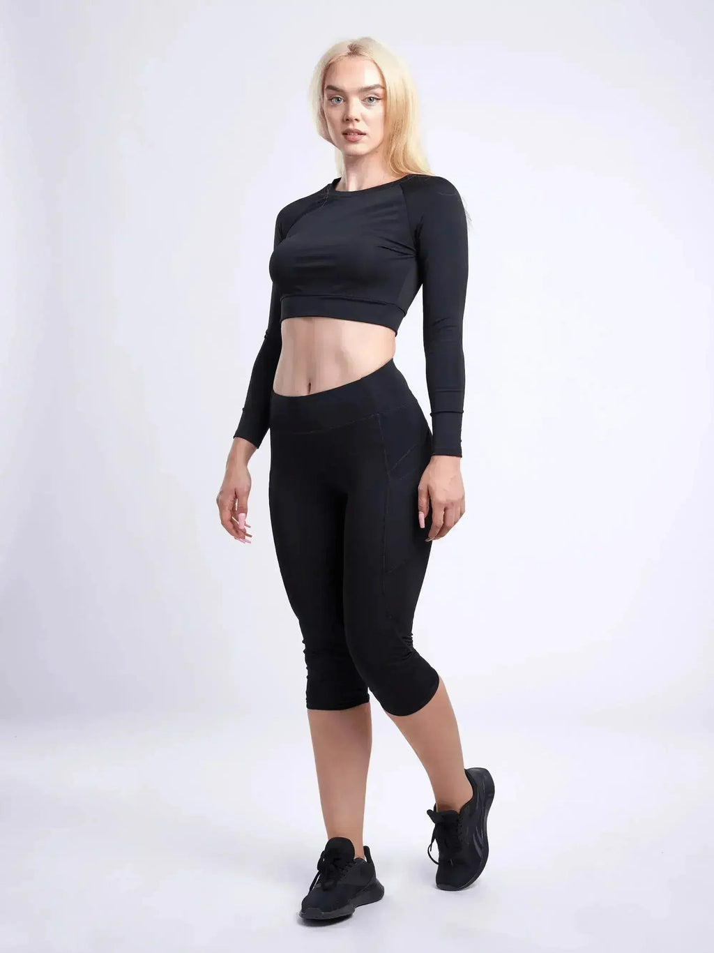 Long-Sleeve Crop Top by Femstylo