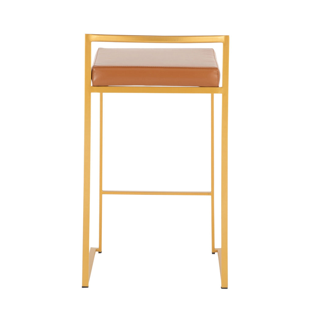 Fuji - Contemporary / Glam Design Counter Stool (Set of 2) by Unique Piece Furniture