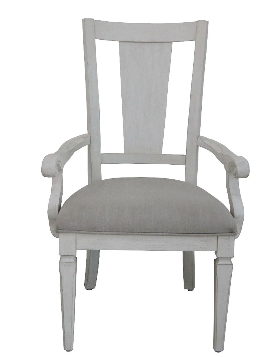 Katia - Arm Chair (Set of 2) - Light Gray / White by Unique Piece Furniture