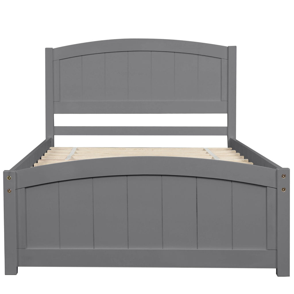 Platform Bed & Headboard, Footboard And Wood Slat Support by Unique Piece Furniture