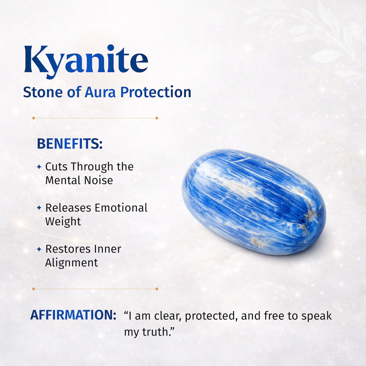 The Aura Shield - Rare Kyanite Pendant by Conscious Items