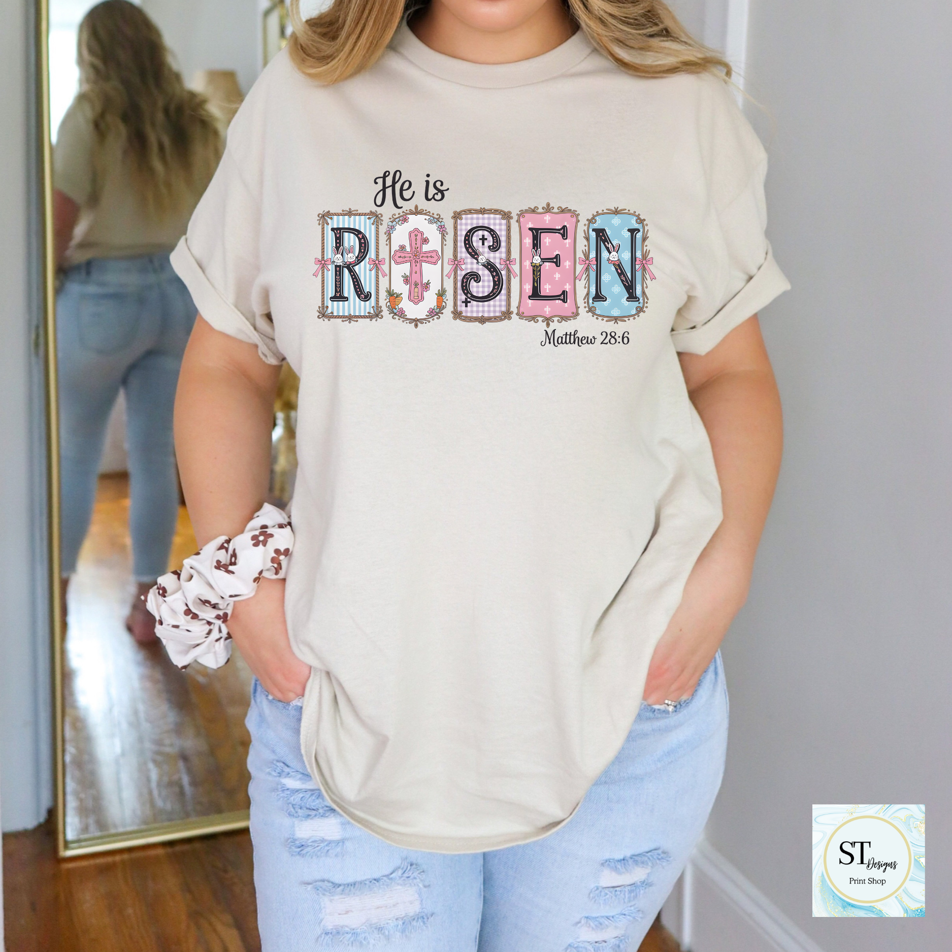 He is Risen by ST Designs Store