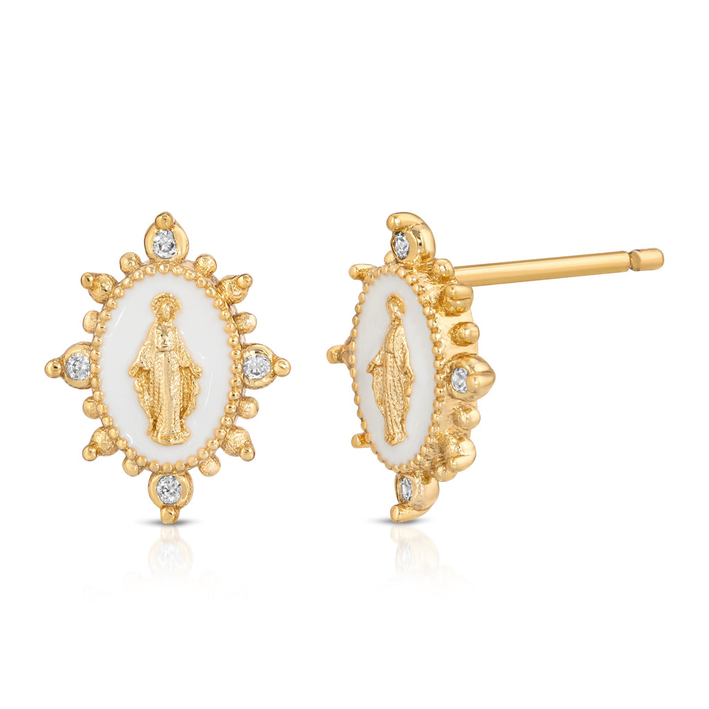 Lady Lourdes Stud - White by Joy Dravecky
