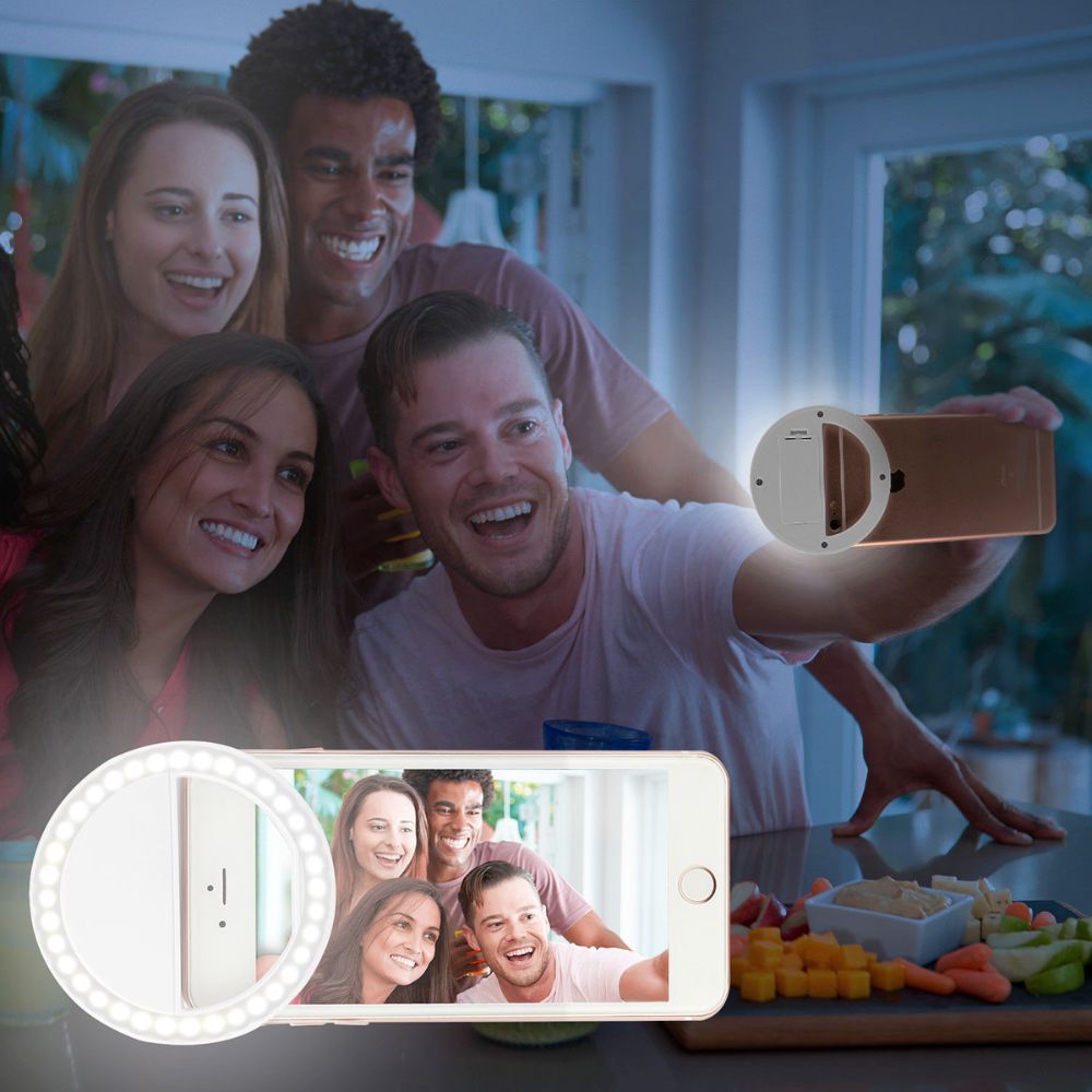 Portable Selfie Ring Clip On for Mobile Phone by Yellow Pandora