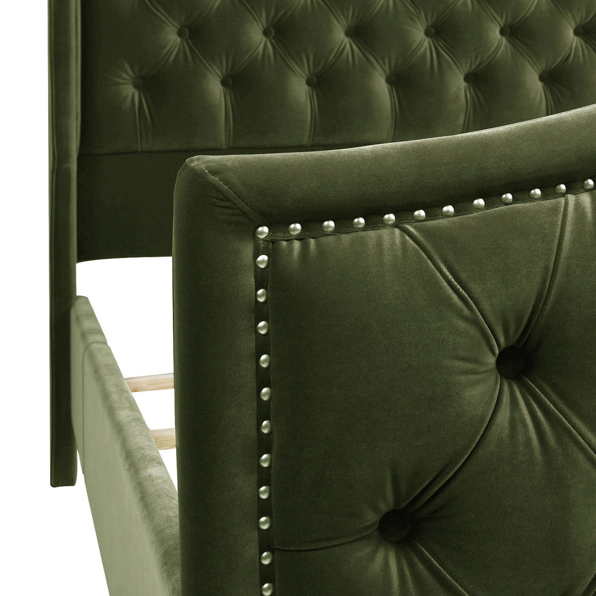 Marcella - Upholstered Shelter Headboard Bed Set by Unique Piece Furniture