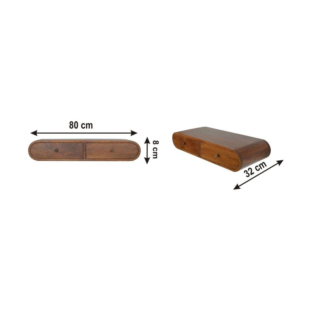 London - Floating Console - Chestnut by Unique Piece Furniture
