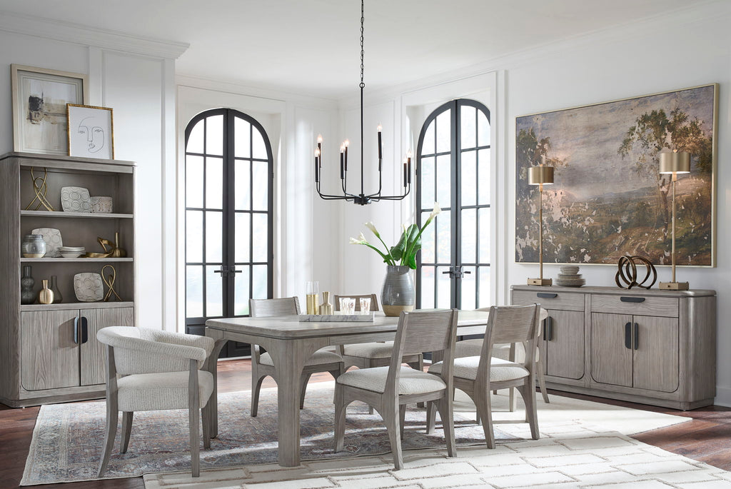Braelyn - Extendable Rectangular Dining Table - Dorian Gray by Unique Piece Furniture