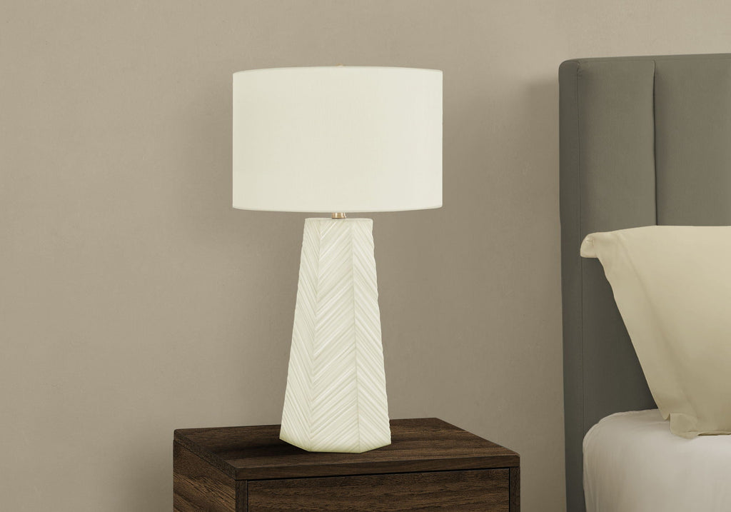 Lighting, Table Lamp, Ceramic, Contemporary - White by Unique Piece Furniture