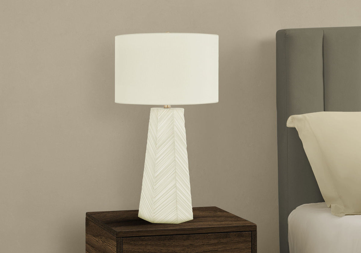 Lighting, Table Lamp, Ceramic, Contemporary - White by Unique Piece Furniture