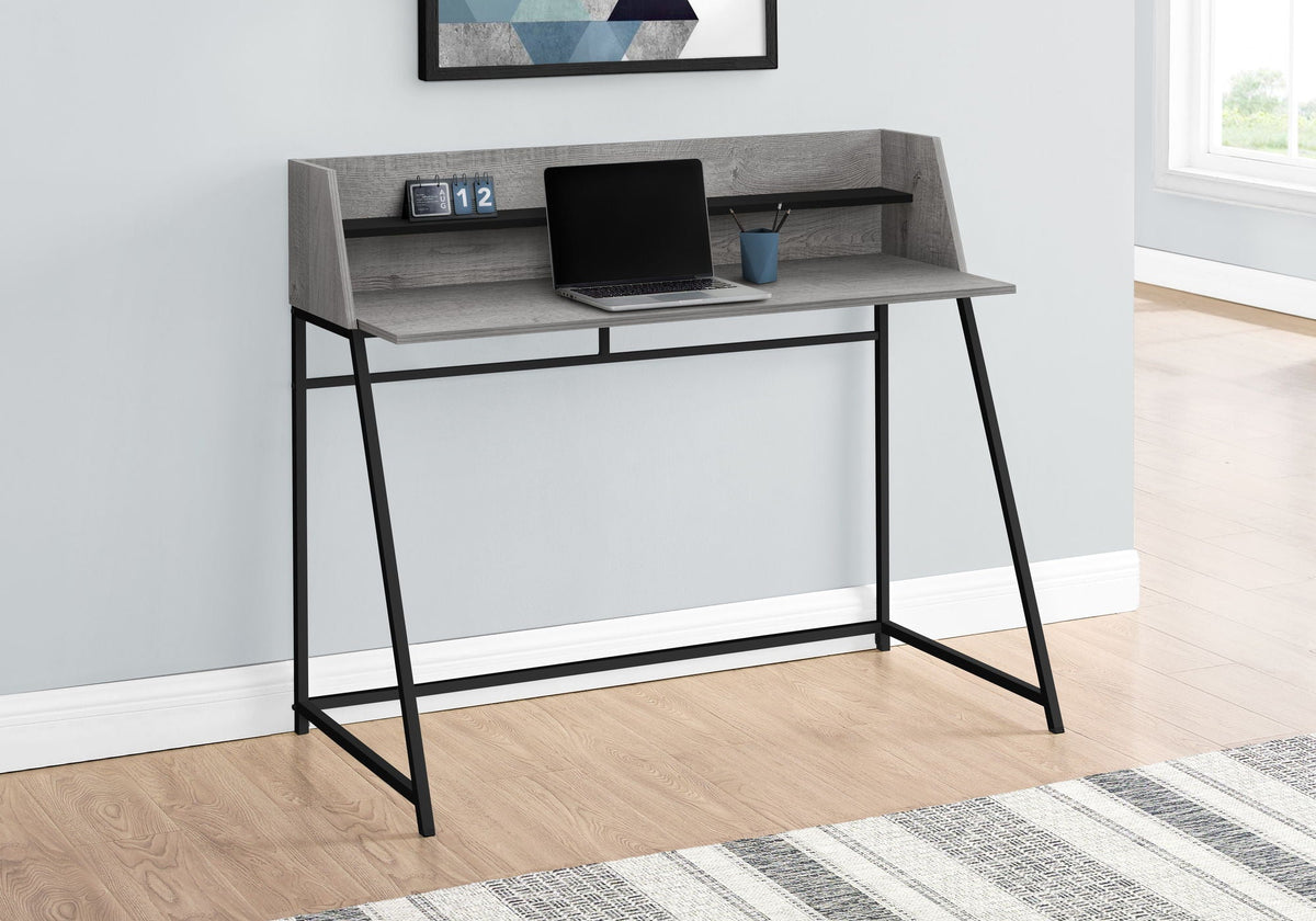 Computer Desk For Home Office, Laptop, Storage Shelves, Marble Look Contemporary & Modern by Unique Piece Furniture