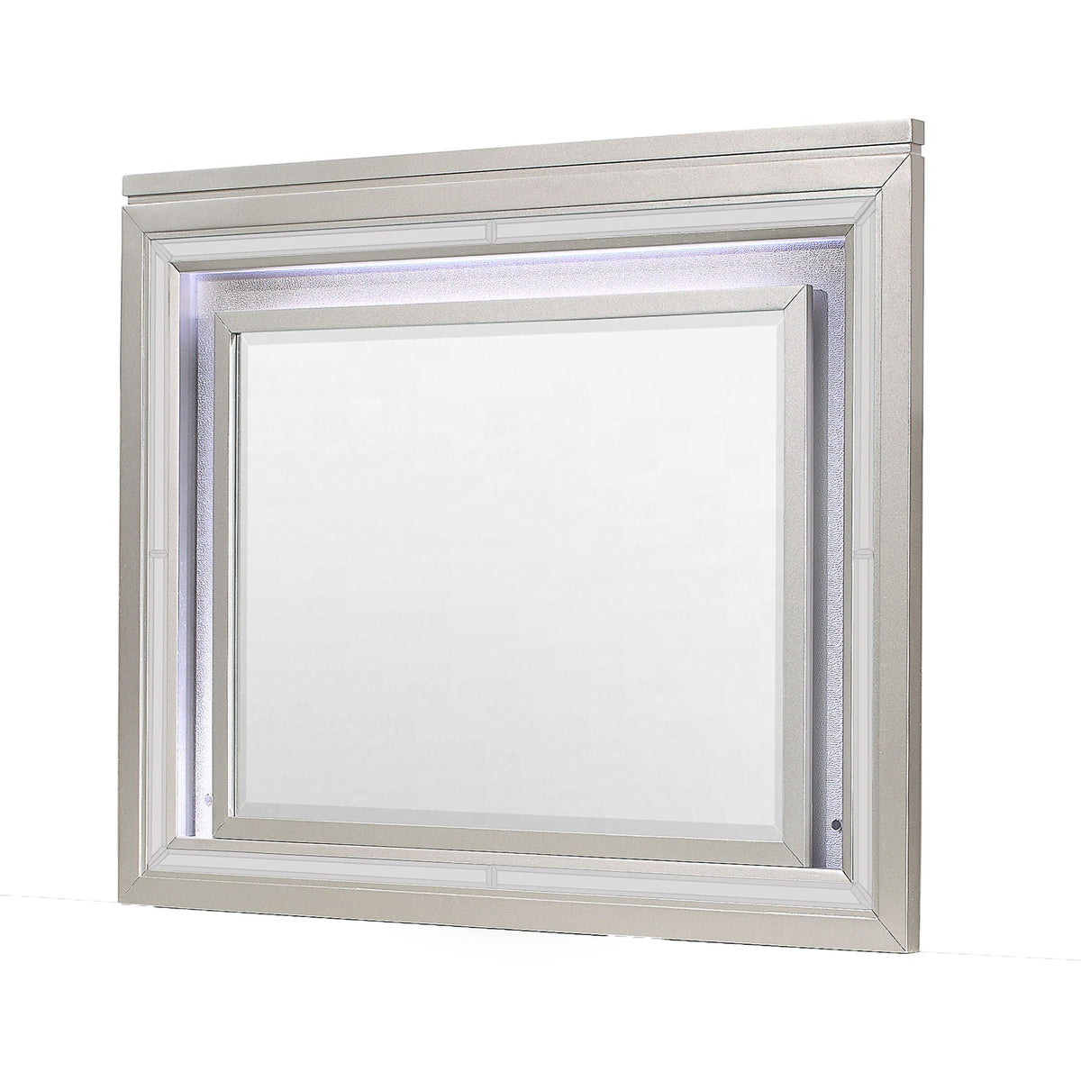 Cross - Glam Mirror With LED - Champagne by Unique Piece Furniture