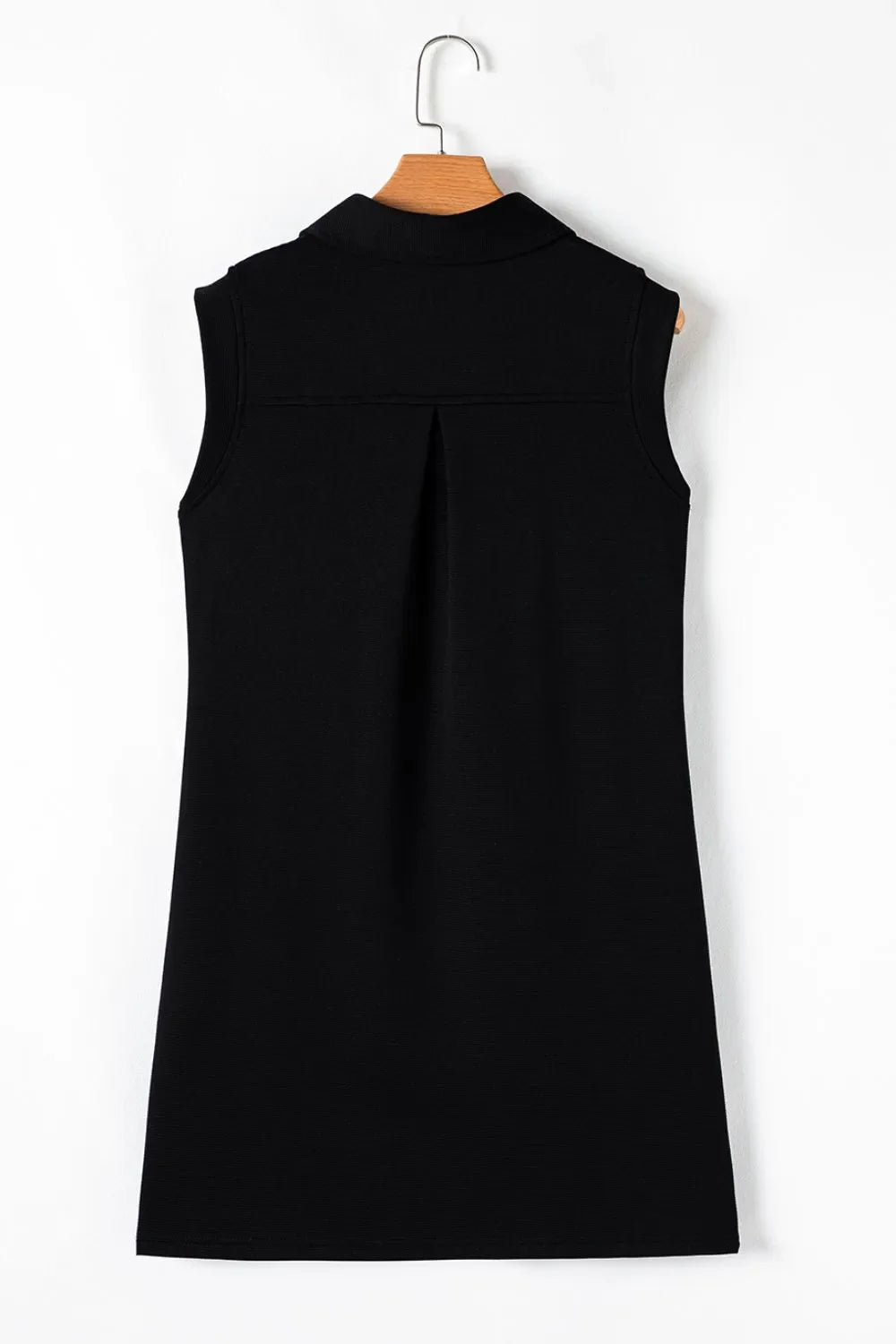 Notched Sleeveless Mini Dress by Simply Love