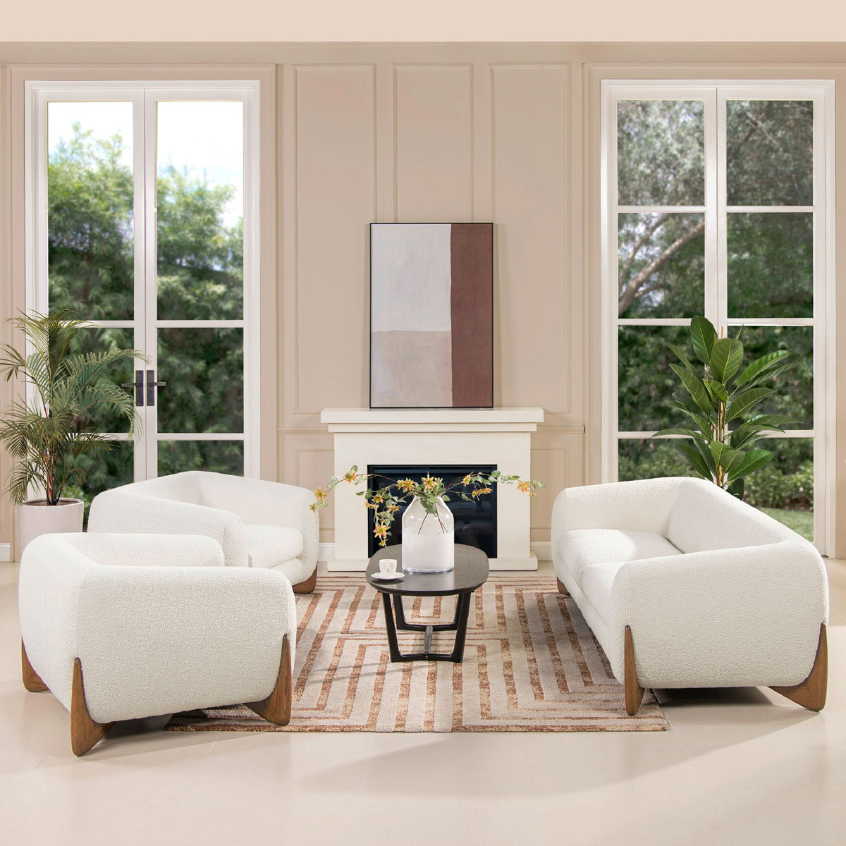 Alpine - Sherpa Arm Chair by Unique Piece Furniture
