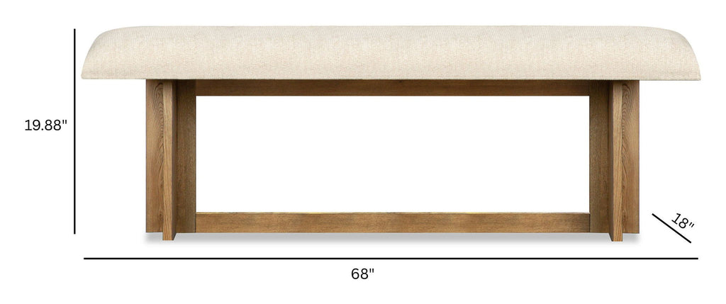 Marcel - Bench - Harvest Brown by Unique Piece Furniture