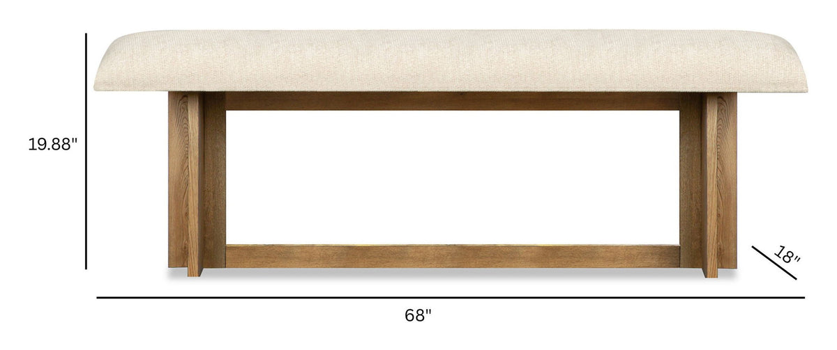 Marcel - Bench - Harvest Brown by Unique Piece Furniture