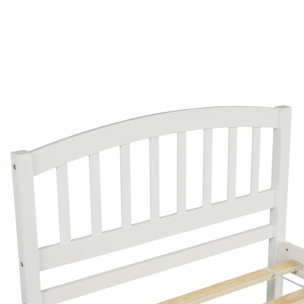Platform Bed Wood Bed Frame With Trundle by Unique Piece Furniture