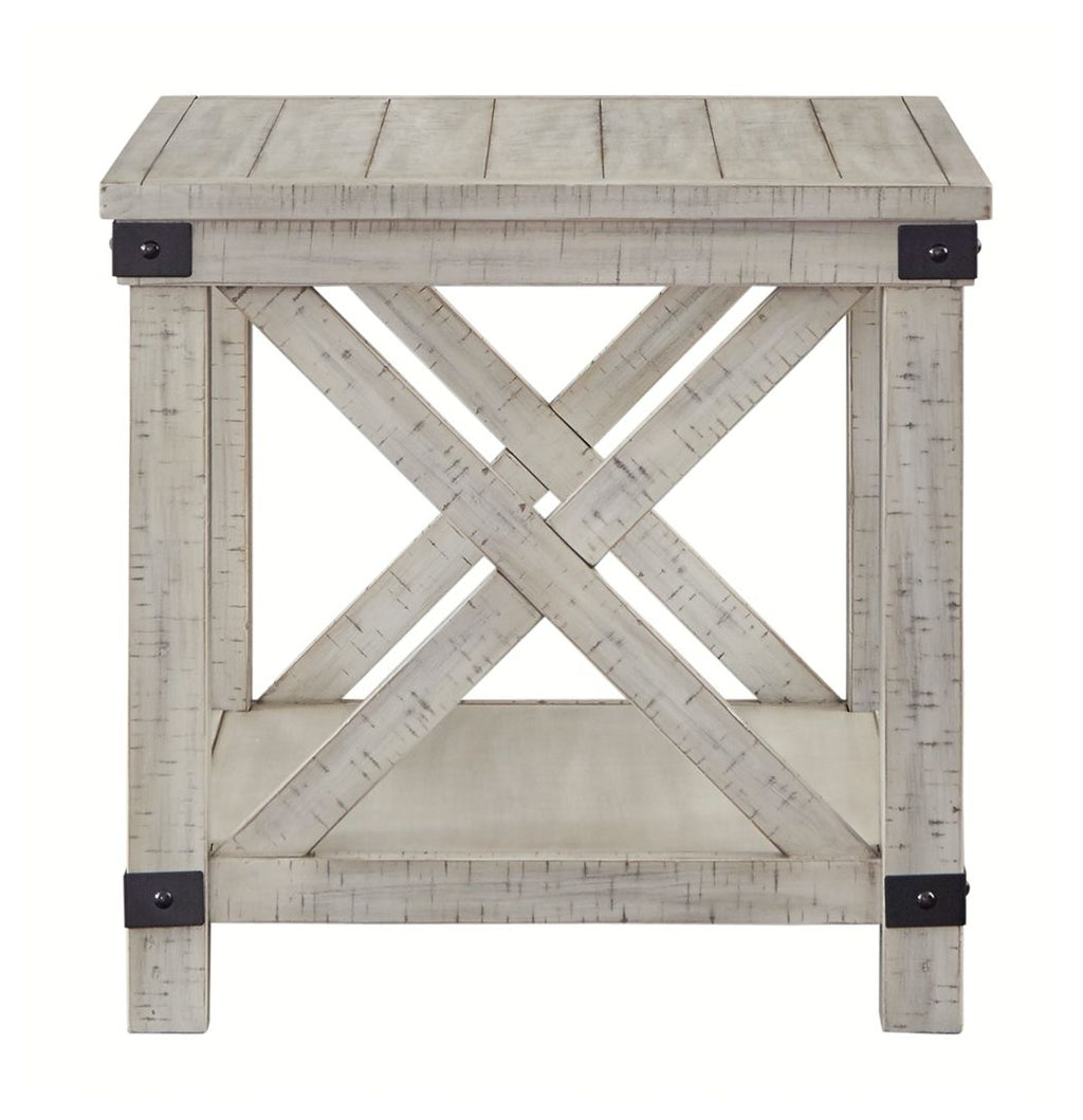 Carynhurst - Rectangular End Table - Whitewash by Unique Piece Furniture