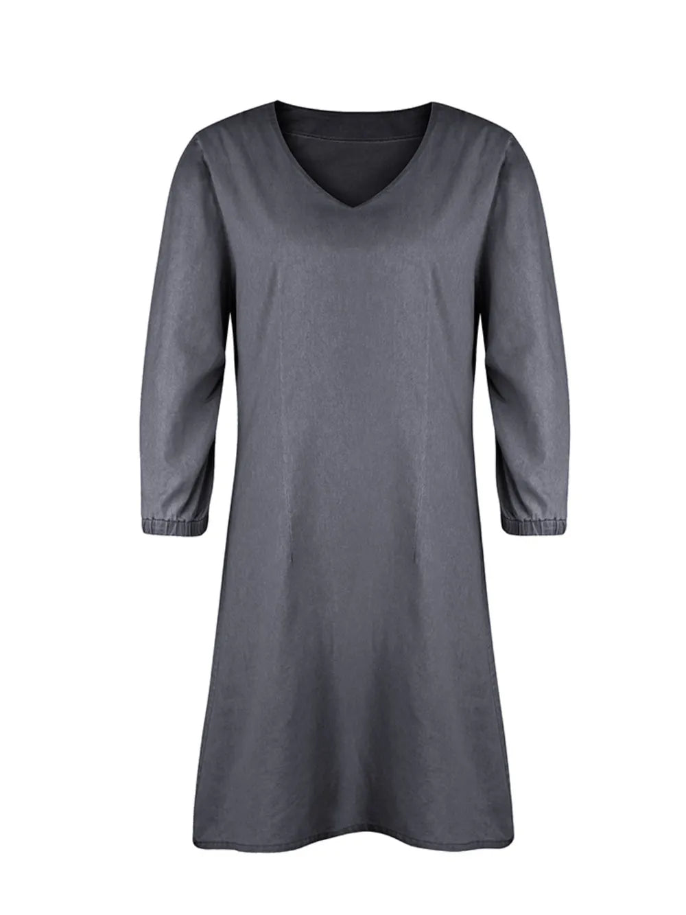 Full Size V-Neck Half Sleeve Dress by Wild and Free Boutique