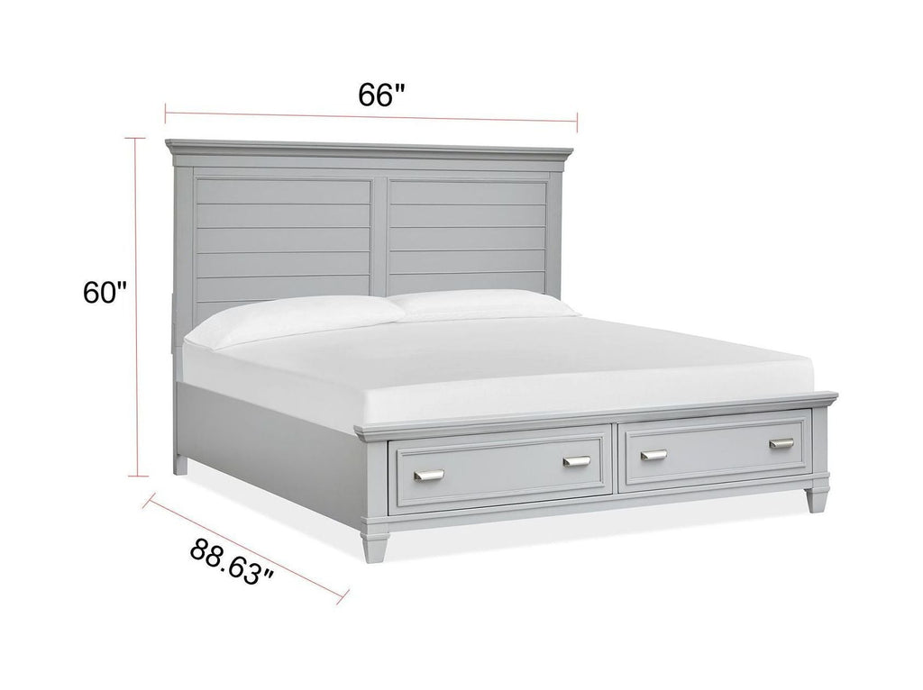 Charleston - Panel Storage Bed by Unique Piece Furniture