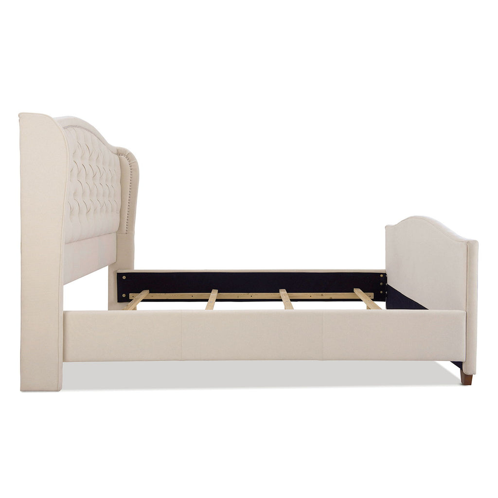 Marcella - Upholstered Shelter Headboard Bed Set by Unique Piece Furniture