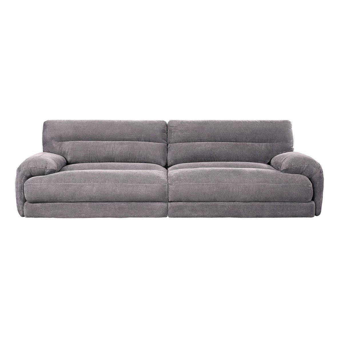 Cadenza - Corduroy Loveseat - Gray by Unique Piece Furniture