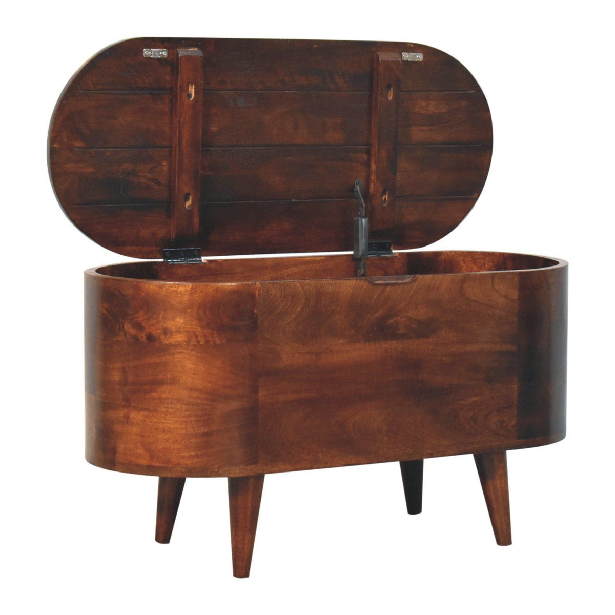 Rounded Lid Up Blanket Box by Unique Piece Furniture