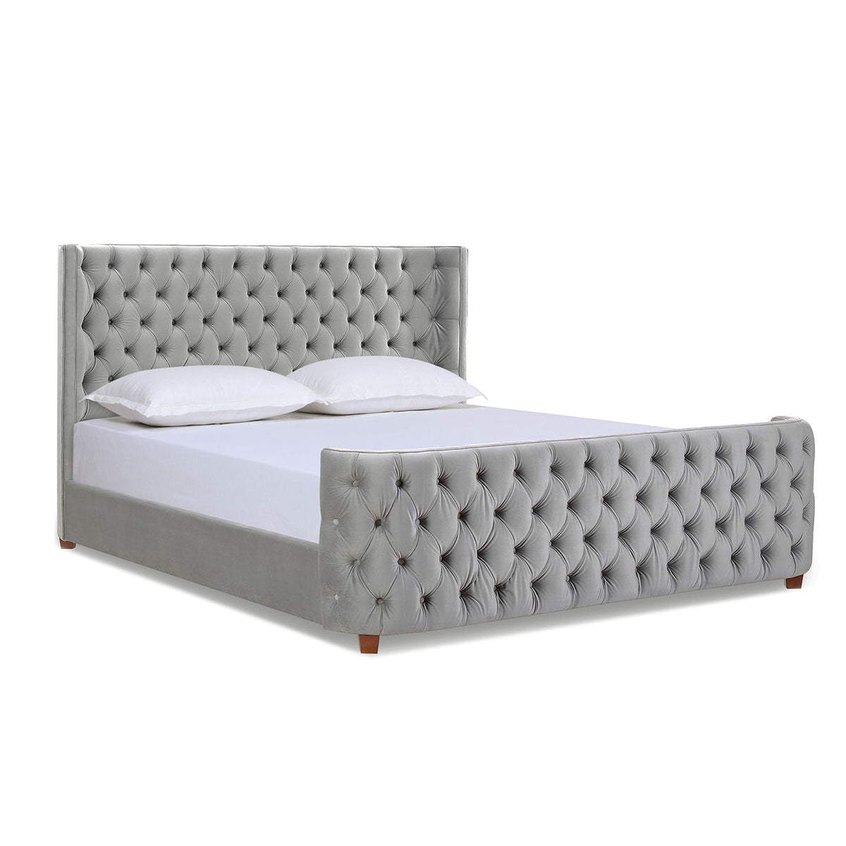 Brooklyn - Tufted Panel Bed Headboard And Footboard Set by Unique Piece Furniture
