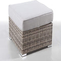 Stylish Outdoor Ottoman With Cushion For Comfort by Unique Piece Furniture